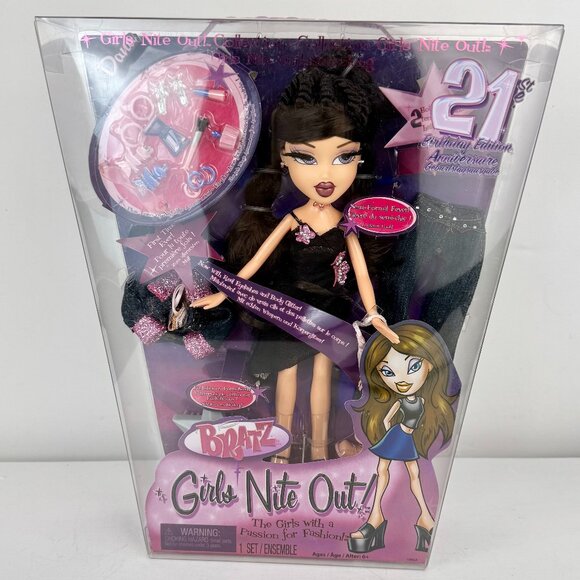 Bratz Girls Nite Out 21st Birthday Edition Fashion Doll Dona - New In Box - Picture 1 of 6